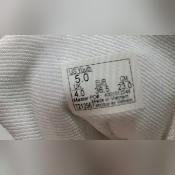 Vans White Canvas Sneakers Classic Style - Picture 4 of 5